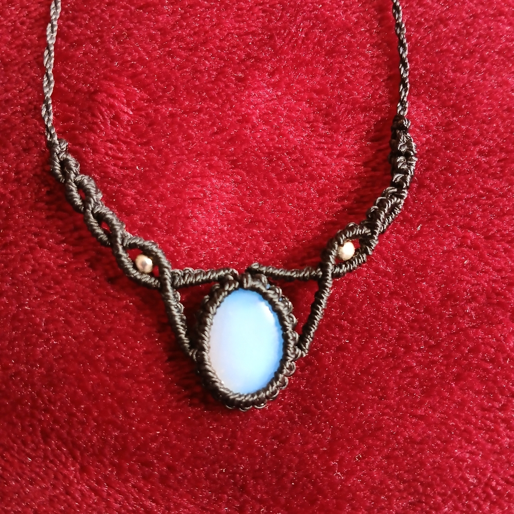 Macrame Opal Choker